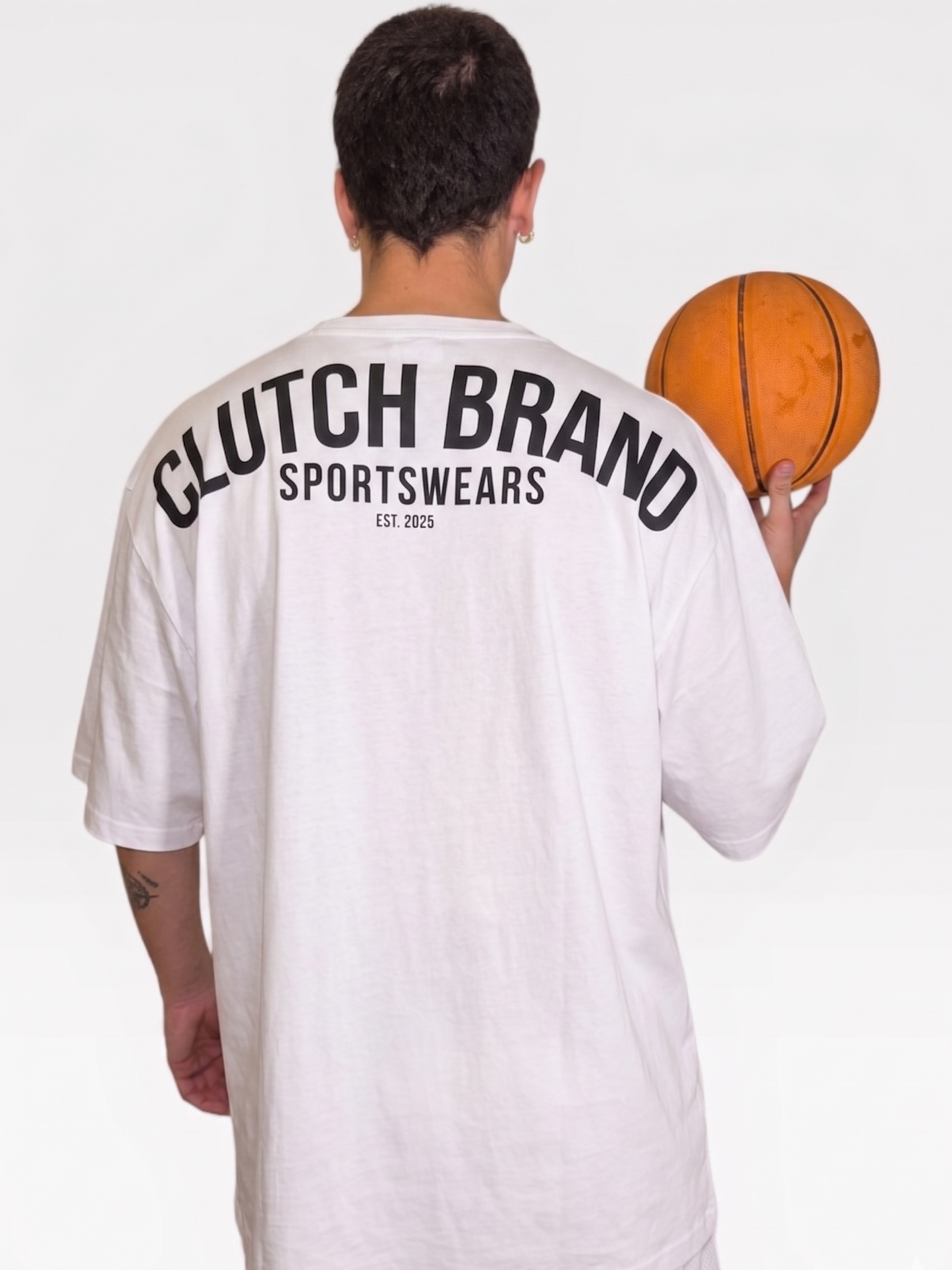 POLERA OVERSIZE "SPORTSWEAR" BLANCA