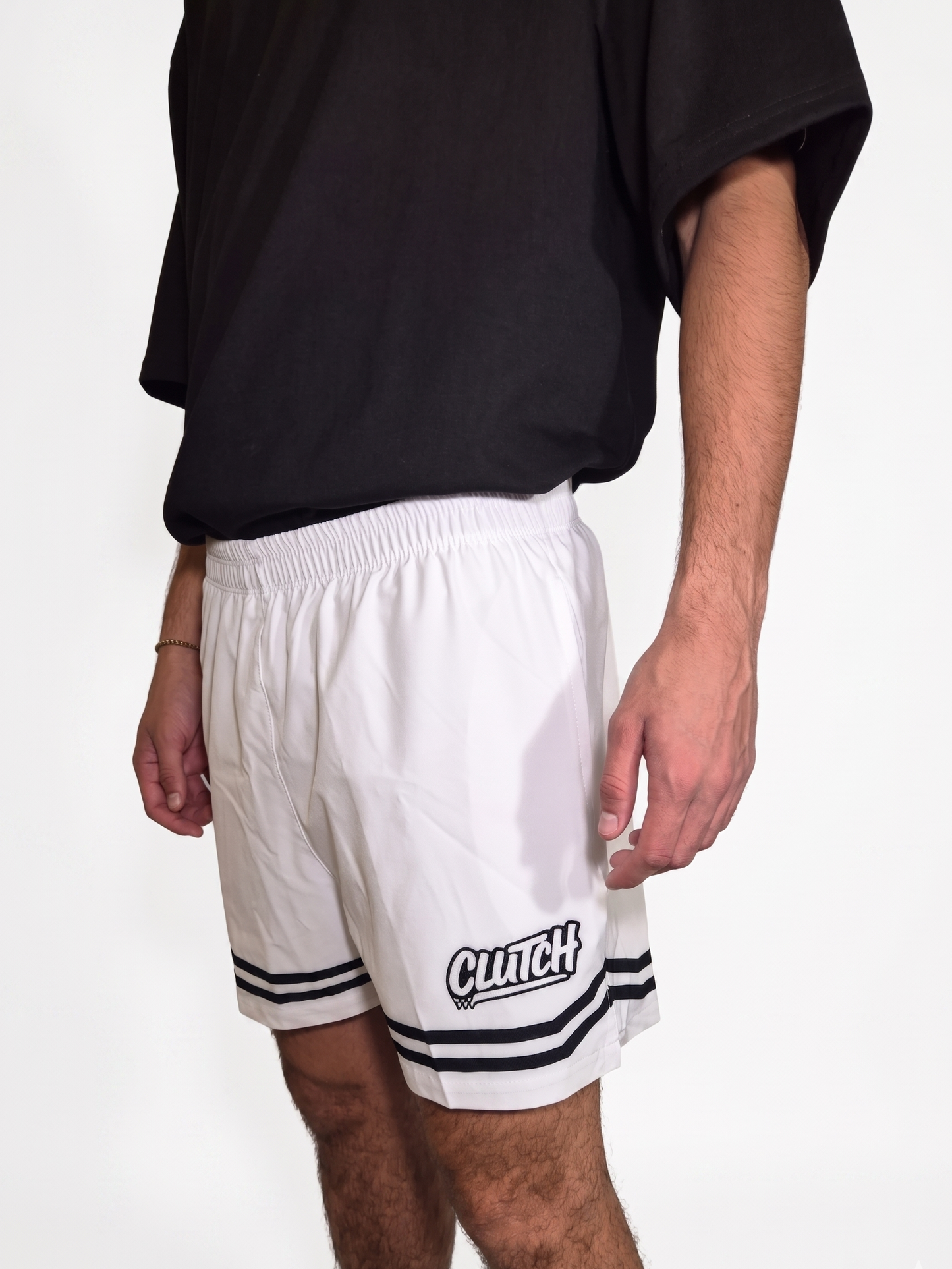 Short Deportivo con Calza "All Sports" Blanco | Clutch Brand