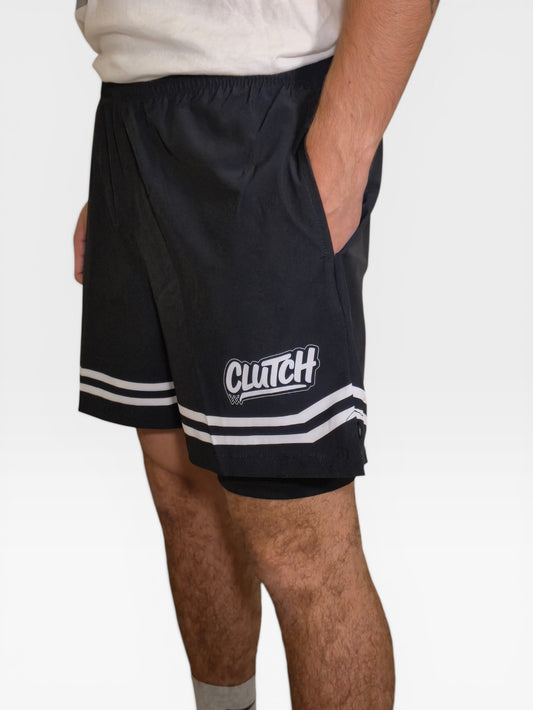 Short Deportivo con Calza "All Sports" Negro | Clutch Brand