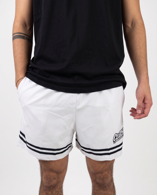 Short Deportivo con Calza "All Sports"  Blanco | Clutch Brand