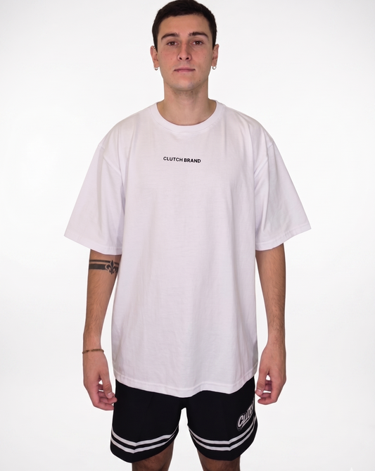 POLERA OVERSIZE "SPORTSWEAR" BLANCA