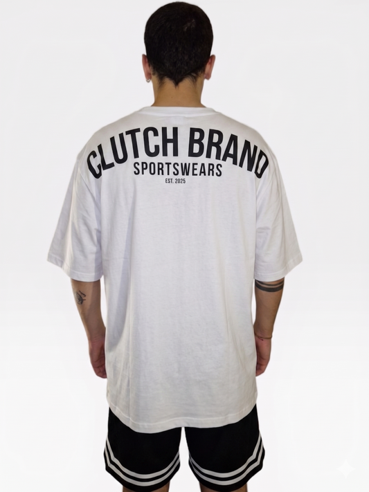 POLERA OVERSIZE "SPORTSWEAR" BLANCA